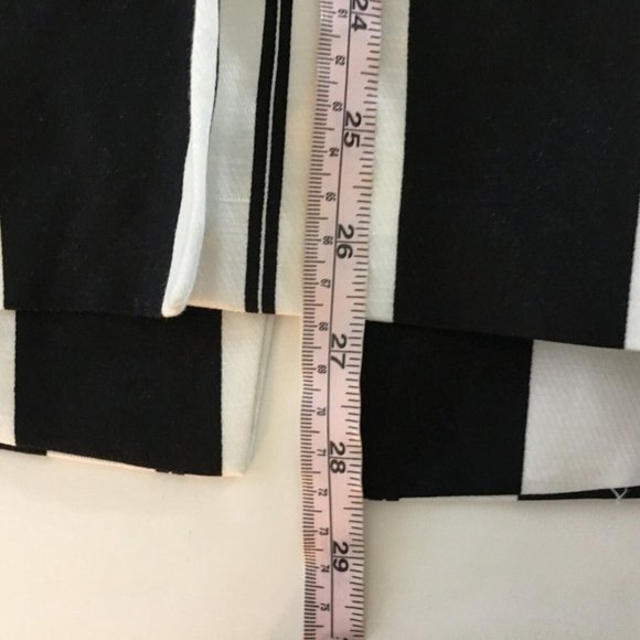 ANN TAYLOR Black and White Striped Blazer - Picture 7 of 7